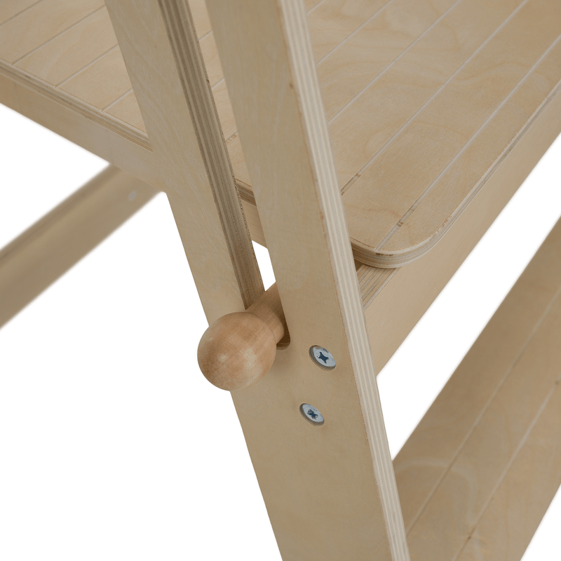 Casa si Gradina - Mobilier - Mobilier copii - Mobilier camera copiilor - Turnul de invatare pliabil Montessori, natural, URIAN - Infinity.ro