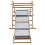Jucarii, Copii si Bebe - Jucarii si jocuri - Jucarii de exterior - Spatii de joaca si accesorii - Montessori Triunghiul Pikler 3in1, natural/mix de culori, OPRIN - Infinity.ro
