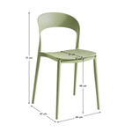 Casa si Gradina - Mobilier - Scaune si fotolii - Scaune - Scaun stivuibil, verde, RADANA NEW - Infinity.ro