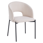Casa si Gradina - Mobilier - Scaune si fotolii - Scaune - Scaun pentru sufragerie, bej/negru, LONKA - Infinity.ro