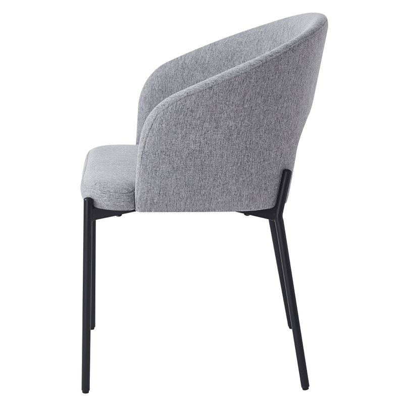 Casa si Gradina - Mobilier - Scaune si fotolii - Scaune - Scaun pentru sufragerie, gri/neagra, LONKA - Infinity.ro