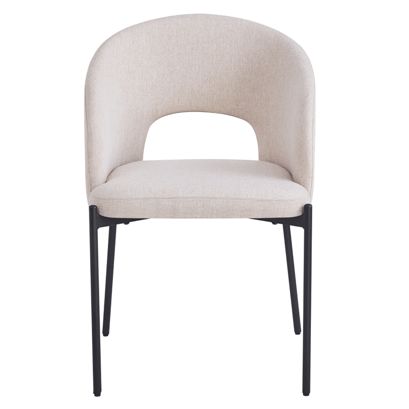 Casa si Gradina - Mobilier - Scaune si fotolii - Scaune - Scaun pentru sufragerie, bej/negru, LONKA - Infinity.ro