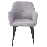 Casa si Gradina - Mobilier - Scaune si fotolii - Scaune - Fotoliu pentru sufragerie, gri/neagra, SENER - Infinity.ro