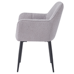 Casa si Gradina - Mobilier - Scaune si fotolii - Scaune - Fotoliu pentru sufragerie, gri/neagra, SENER - Infinity.ro