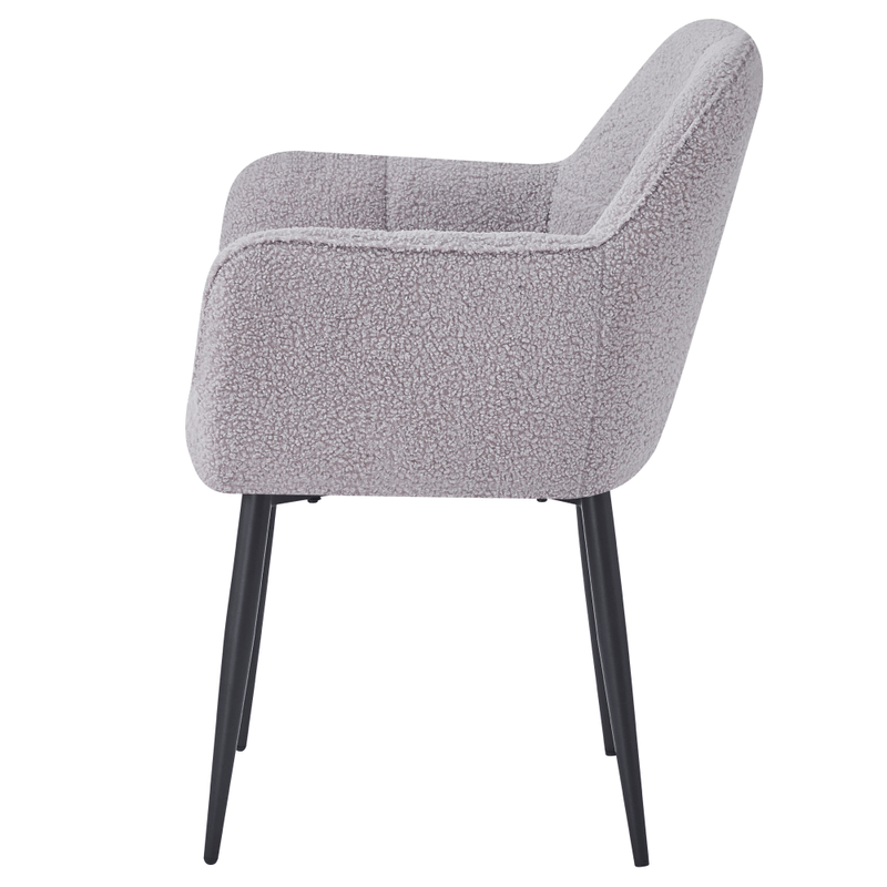 Casa si Gradina - Mobilier - Scaune si fotolii - Scaune - Fotoliu pentru sufragerie, gri/neagra, SENER - Infinity.ro