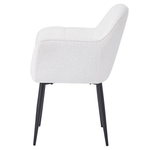 Casa si Gradina - Mobilier - Scaune si fotolii - Scaune - Fotoliu pentru sufragerie, alb/negru, SENER - Infinity.ro