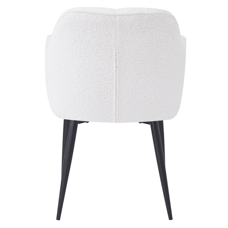 Casa si Gradina - Mobilier - Scaune si fotolii - Scaune - Fotoliu pentru sufragerie, alb/negru, SENER - Infinity.ro
