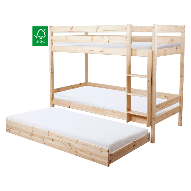 Casa si Gradina - Mobilier - Paturi si accesorii - Accesorii paturi - Pat suplimentar cu somiera, 90x195, molid, BENY - Infinity.ro