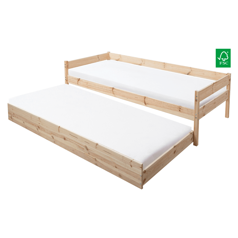 Casa si Gradina - Mobilier - Paturi si accesorii - Accesorii paturi - Pat suplimentar cu somiera, 90x195, molid, BENY - Infinity.ro