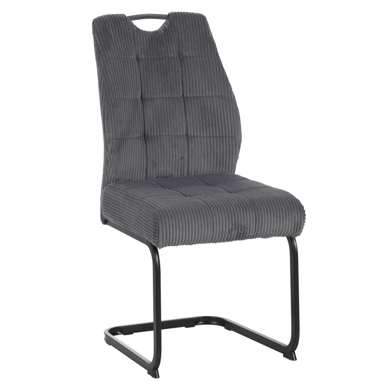 Casa si Gradina - Mobilier - Scaune si fotolii - Scaune - Scaun pentru sufragerie, gri/negru, KELMA - Infinity.ro
