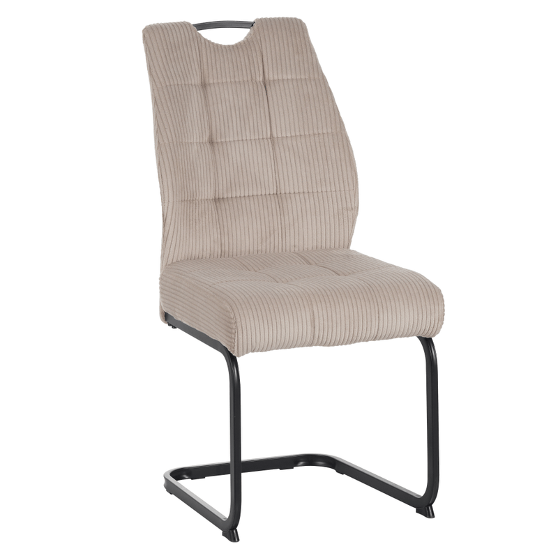 Casa si Gradina - Mobilier - Scaune si fotolii - Scaune - Scaun pentru sufragerie, maro-gri Taupe/neagra, KELMA - Infinity.ro