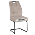 Casa si Gradina - Mobilier - Scaune si fotolii - Scaune - Scaun pentru sufragerie, maro-gri Taupe/neagra, KELMA - Infinity.ro
