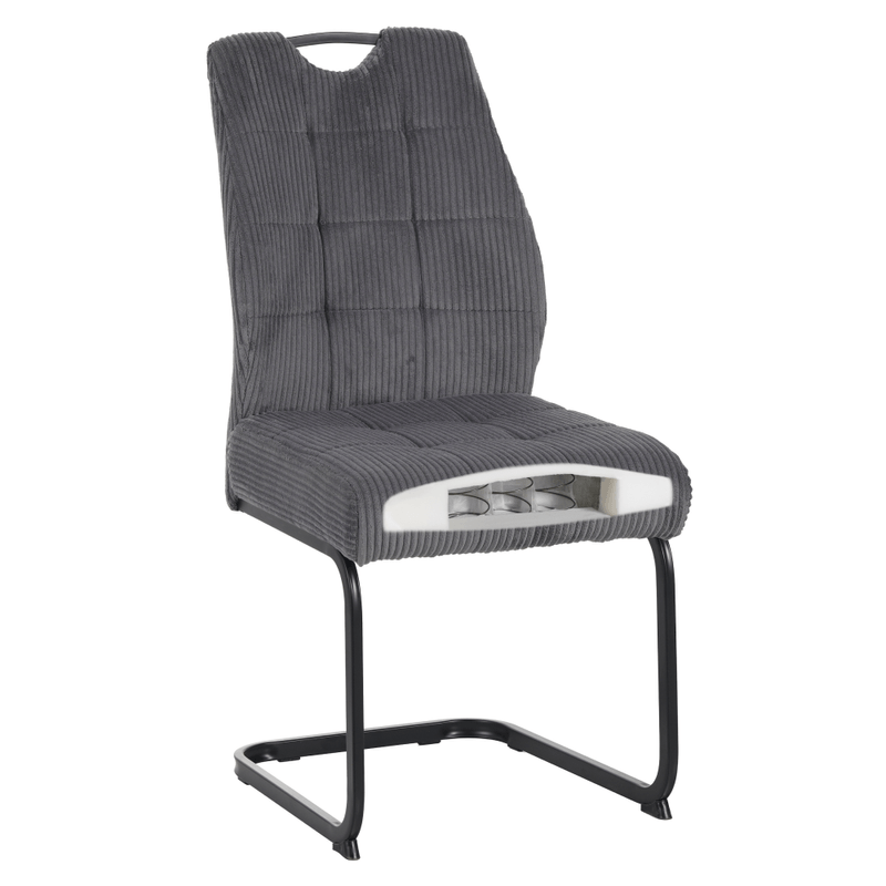 Casa si Gradina - Mobilier - Scaune si fotolii - Scaune - Scaun pentru sufragerie, gri/negru, KELMA - Infinity.ro
