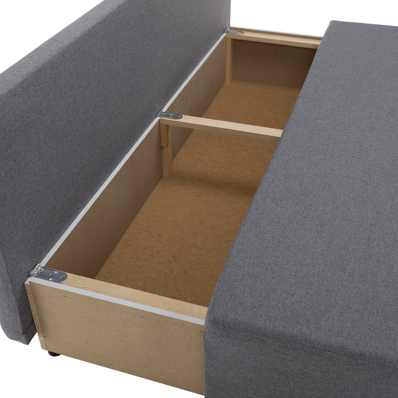 Casa si Gradina - Mobilier - Canapele si coltare - Canapele - Canapea extensibila, gri deschis, EUGI - Infinity.ro