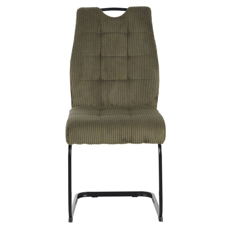 Casa si Gradina - Mobilier - Scaune si fotolii - Scaune - Scaun pentru sufragerie, verde/neagra, KELMA - Infinity.ro