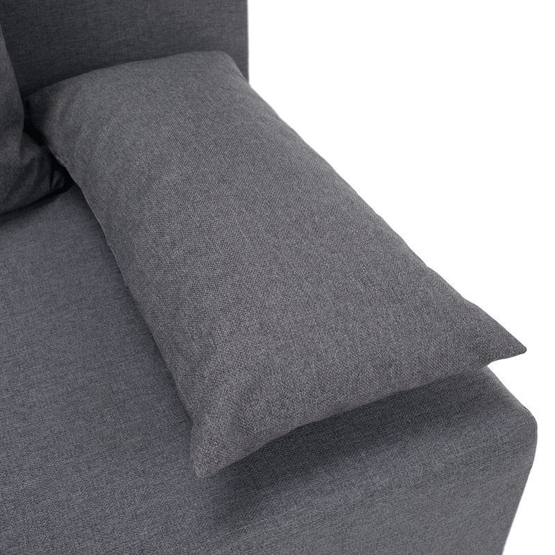 Casa si Gradina - Mobilier - Canapele si coltare - Canapele - Canapea extensibila, gri deschis, EUGI - Infinity.ro