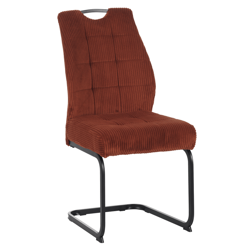 Casa si Gradina - Mobilier - Scaune si fotolii - Scaune - Scaun pentru sufragerie, teracota/negru, KELMA - Infinity.ro