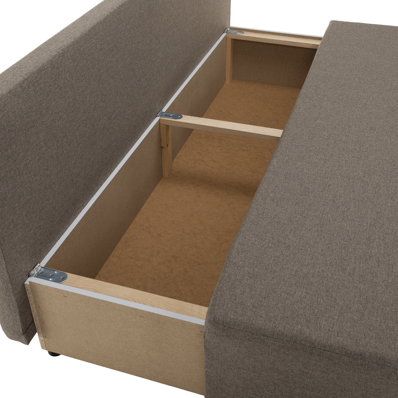 Casa si Gradina - Mobilier - Canapele si coltare - Canapele - Canapea extensibila, maro, EUGI - Infinity.ro