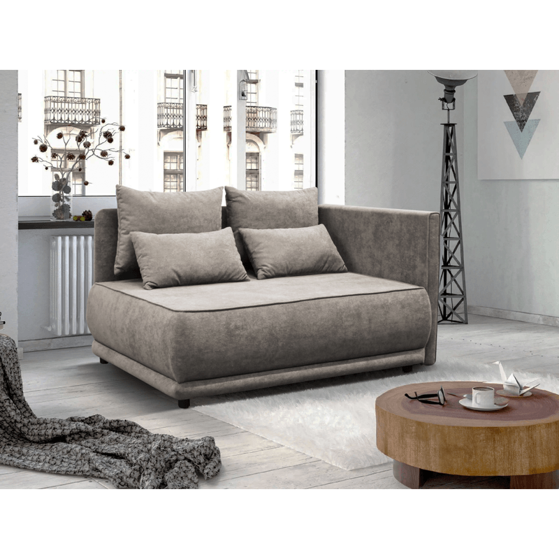 Casa si Gradina - Mobilier - Canapele si coltare - Canapele - Canapea extensibila, bej gri Taupe, pe dreapta, LIAMI - Infinity.ro