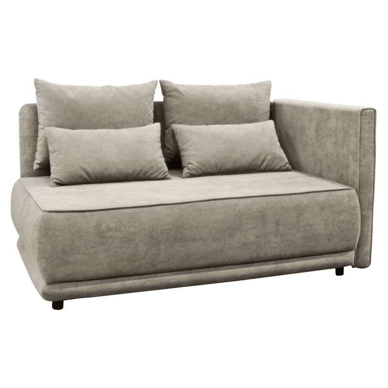 Casa si Gradina - Mobilier - Canapele si coltare - Canapele - Canapea extensibila, bej gri Taupe, pe dreapta, LIAMI - Infinity.ro