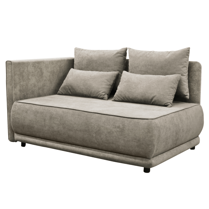 Casa si Gradina - Mobilier - Canapele si coltare - Canapele - Canapea extensibila, bej gri Taupe, pe stanga, LIAMI - Infinity.ro