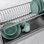 Casa si Gradina - Bucatarie si vesela - Organizare si depozitare bucatarie - Scurgator vase - Scurgator de vase pentru dulap superior, otel inoxidabil, KAPIO TYP 3 - Infinity.ro