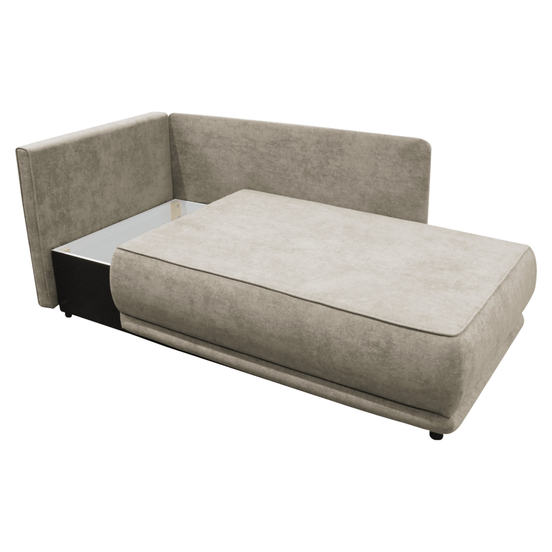 Casa si Gradina - Mobilier - Canapele si coltare - Canapele - Canapea extensibila, bej gri Taupe, pe stanga, LIAMI - Infinity.ro