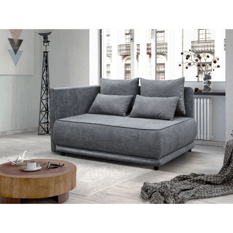 Casa si Gradina - Mobilier - Canapele si coltare - Canapele - Canapea extensibila, gri, pe stanga, LIAMI - Infinity.ro
