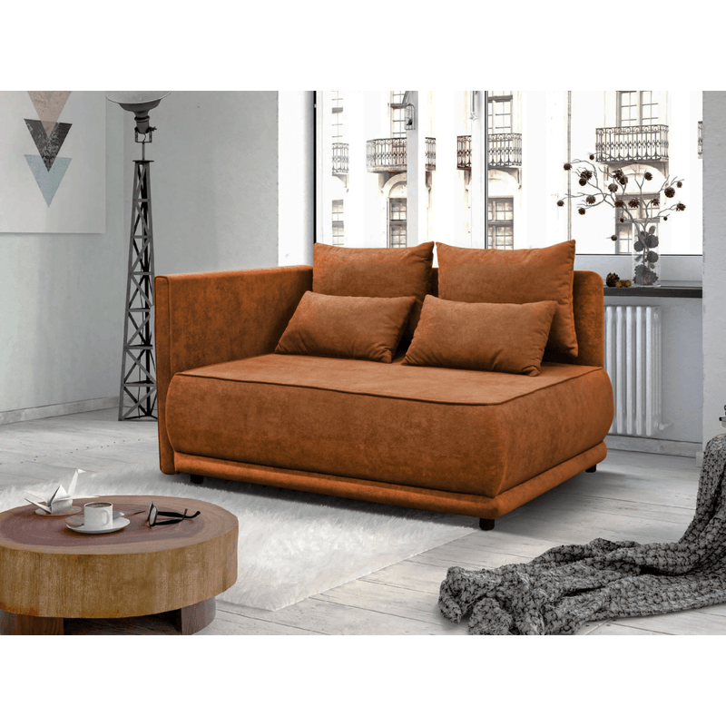 Casa si Gradina - Mobilier - Canapele si coltare - Canapele - Canapea extensibila, teracota, pe stanga, LIAMI - Infinity.ro