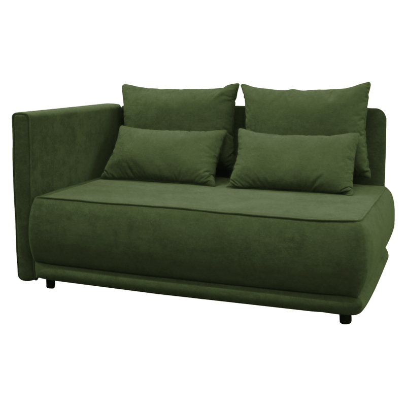 Casa si Gradina - Mobilier - Canapele si coltare - Canapele - Canapea extensibila, verde, pe stanga LIAMI - Infinity.ro