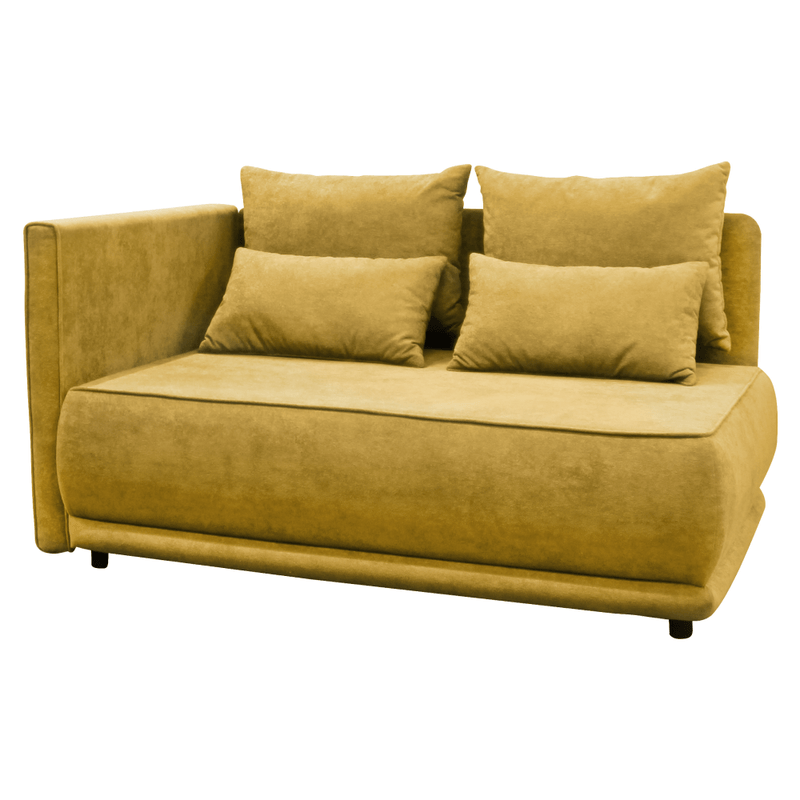 Casa si Gradina - Mobilier - Canapele si coltare - Canapele - Canapea extensibila, mustar, pe stanga LIAMI - Infinity.ro