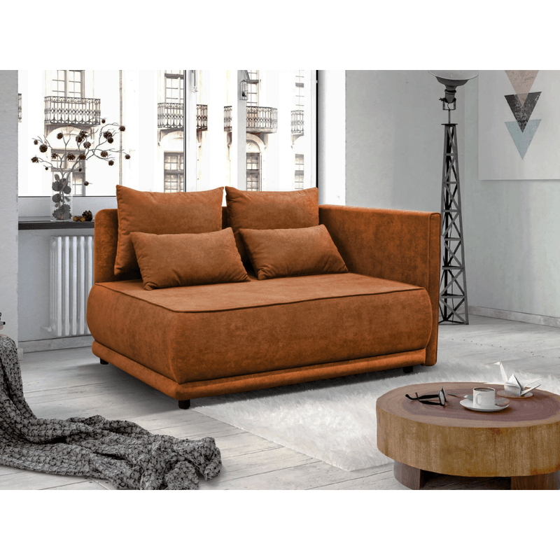 Casa si Gradina - Mobilier - Canapele si coltare - Canapele - Canapea extensibila, teracota, pe dreapta, LIAMI - Infinity.ro
