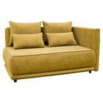 Casa si Gradina - Mobilier - Canapele si coltare - Canapele - Canapea extensibila, mustar, pe dreapta LIAMI - Infinity.ro