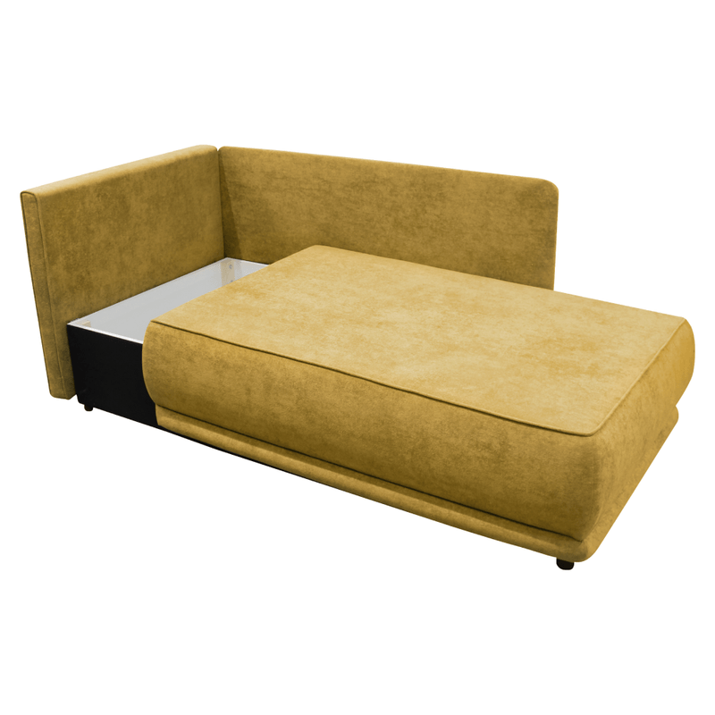 Casa si Gradina - Mobilier - Canapele si coltare - Canapele - Canapea extensibila, mustar, pe stanga LIAMI - Infinity.ro