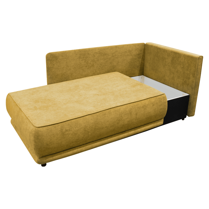 Casa si Gradina - Mobilier - Canapele si coltare - Canapele - Canapea extensibila, mustar, pe dreapta LIAMI - Infinity.ro