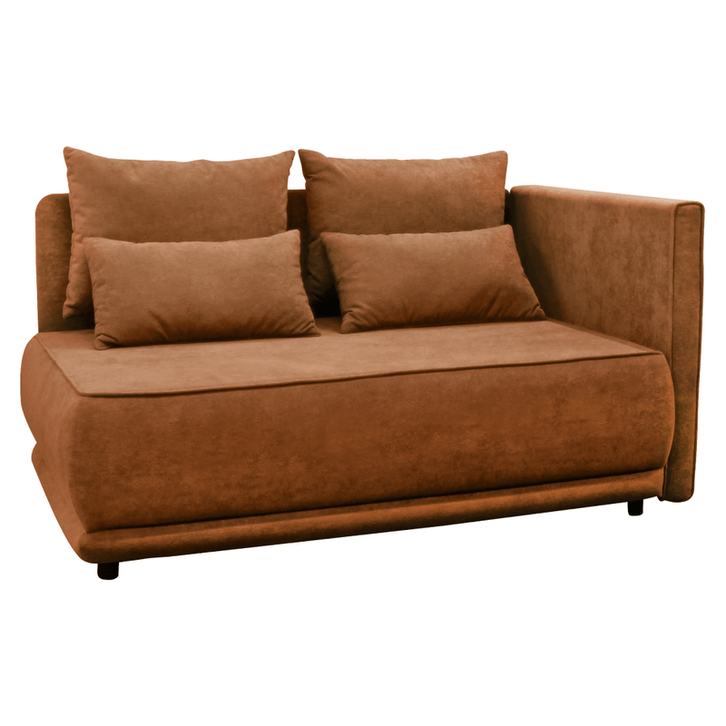 Casa si Gradina - Mobilier - Canapele si coltare - Canapele - Canapea extensibila, teracota, pe dreapta, LIAMI - Infinity.ro