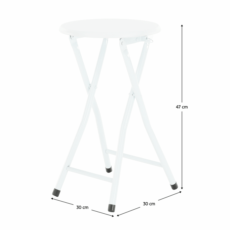 Casa si Gradina - Mobilier - Scaune si fotolii - Scaune - Scaun pliabil, alb, AMADEO NEW - Infinity.ro