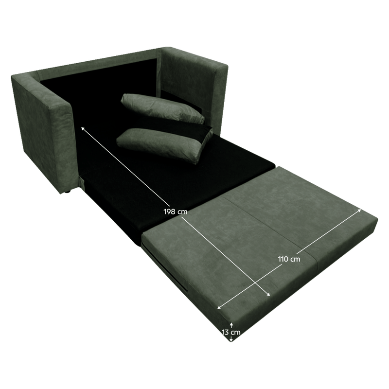 Casa si Gradina - Mobilier - Canapele si coltare - Canapele - Canapea extensibila, verde, BEJA - Infinity.ro