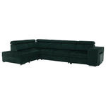 Casa si Gradina - Mobilier - Canapele si coltare - Coltare - Canapea, smarald, pe stanga, MALAGA BIG - Infinity.ro
