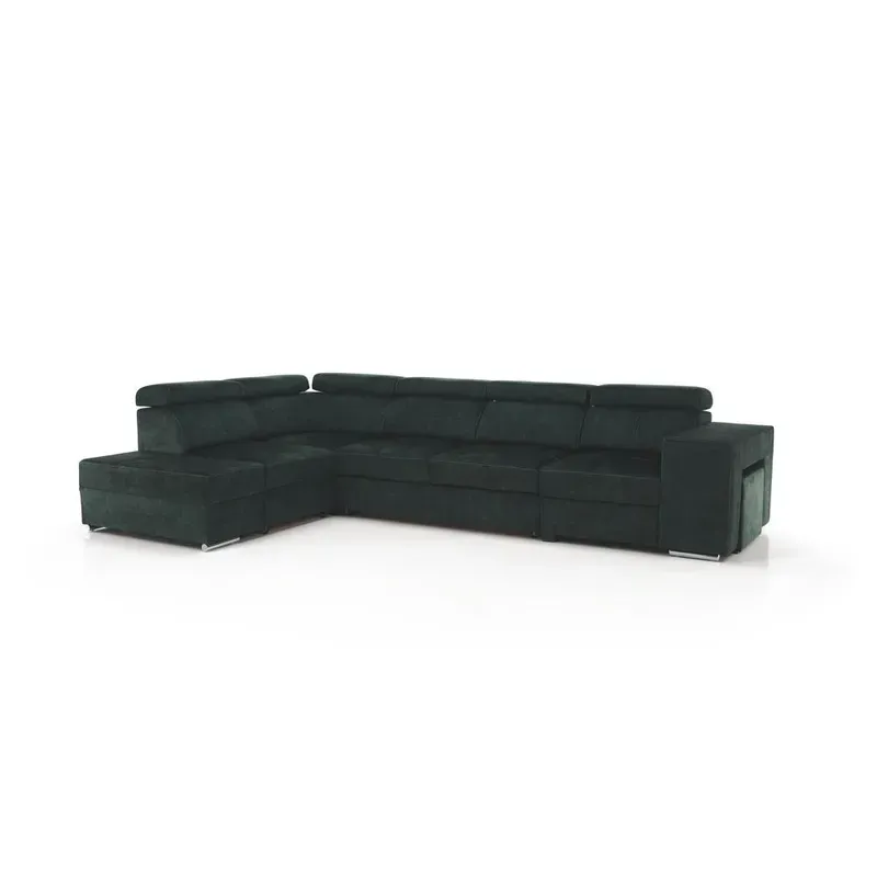 Casa si Gradina - Mobilier - Canapele si coltare - Coltare - Canapea, smarald, pe stanga, MALAGA BIG - Infinity.ro