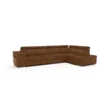 Casa si Gradina - Mobilier - Canapele si coltare - Coltare - Set canapea, maro, pe dreapta, MALAGA - Infinity.ro