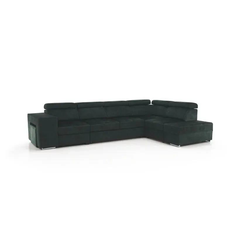 Casa si Gradina - Mobilier - Canapele si coltare - Coltare - Set canapea, smarald, pe dreapta, MALAGA BIG - Infinity.ro