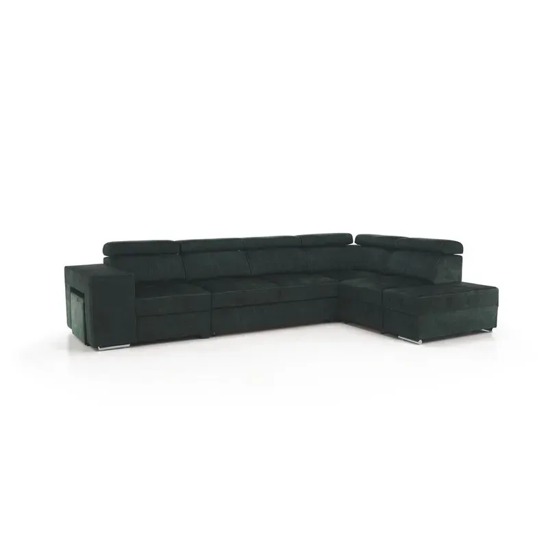 Casa si Gradina - Mobilier - Canapele si coltare - Coltare - Set canapea, smarald, pe dreapta, MALAGA BIG - Infinity.ro