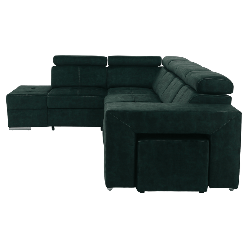 Casa si Gradina - Mobilier - Canapele si coltare - Coltare - Canapea, smarald, pe stanga, MALAGA BIG - Infinity.ro