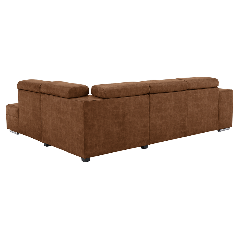 Casa si Gradina - Mobilier - Canapele si coltare - Coltare - Set canapea, maro, pe dreapta, MALAGA - Infinity.ro