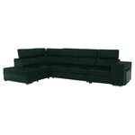 Casa si Gradina - Mobilier - Canapele si coltare - Coltare - Canapea, smarald, pe stanga, MALAGA BIG - Infinity.ro