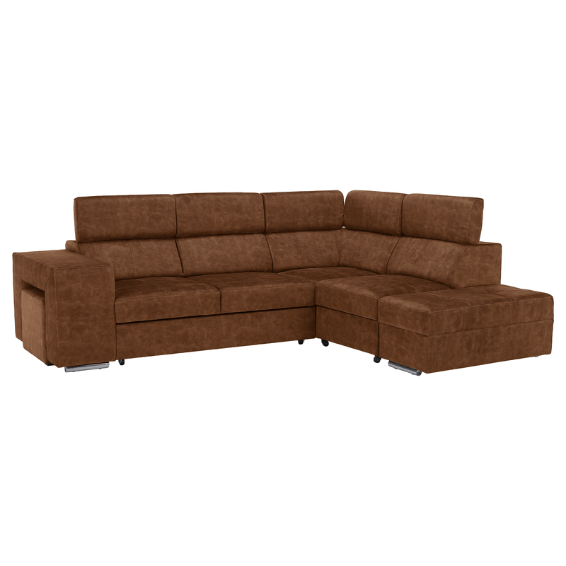 Casa si Gradina - Mobilier - Canapele si coltare - Coltare - Set canapea, maro, pe dreapta, MALAGA - Infinity.ro