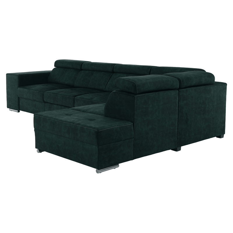 Casa si Gradina - Mobilier - Canapele si coltare - Coltare - Set canapea, smarald, pe dreapta, MALAGA BIG - Infinity.ro