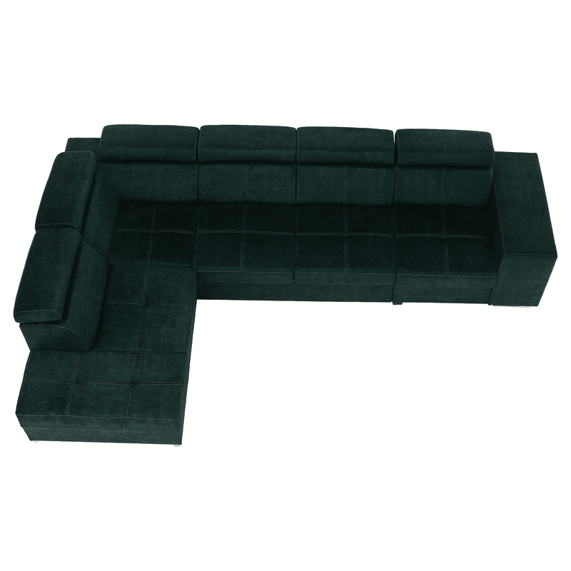 Casa si Gradina - Mobilier - Canapele si coltare - Coltare - Canapea, smarald, pe stanga, MALAGA BIG - Infinity.ro