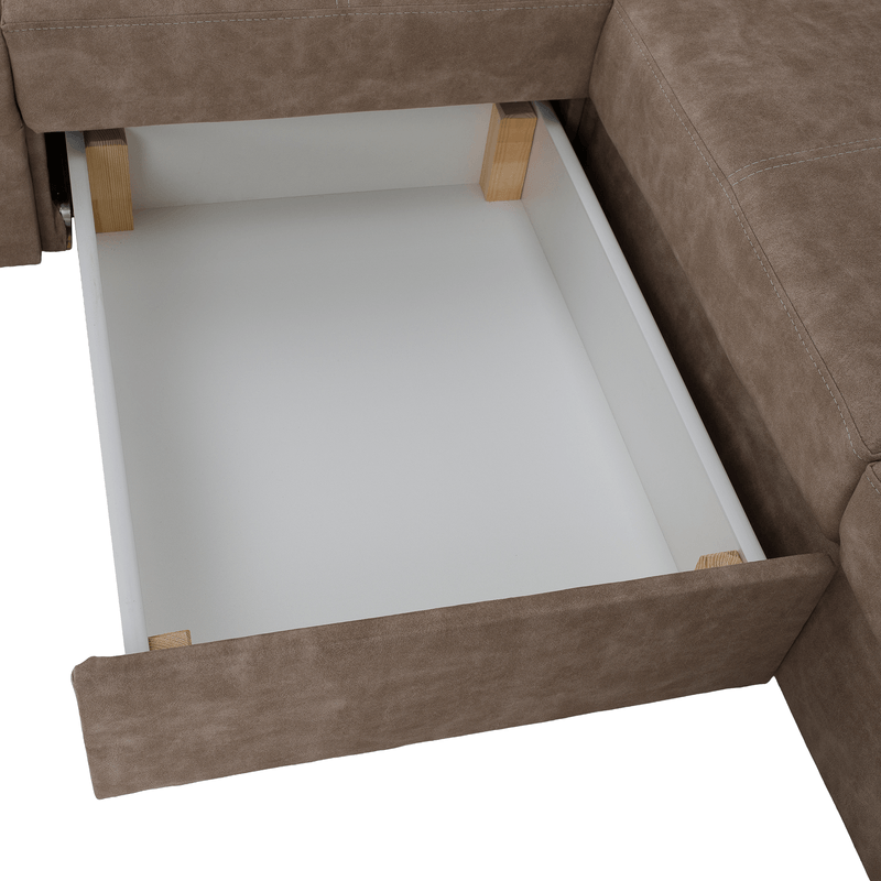 Casa si Gradina - Mobilier - Canapele si coltare - Coltare - Set canapea, bej, pe stanga, MALAGA BIG - Infinity.ro
